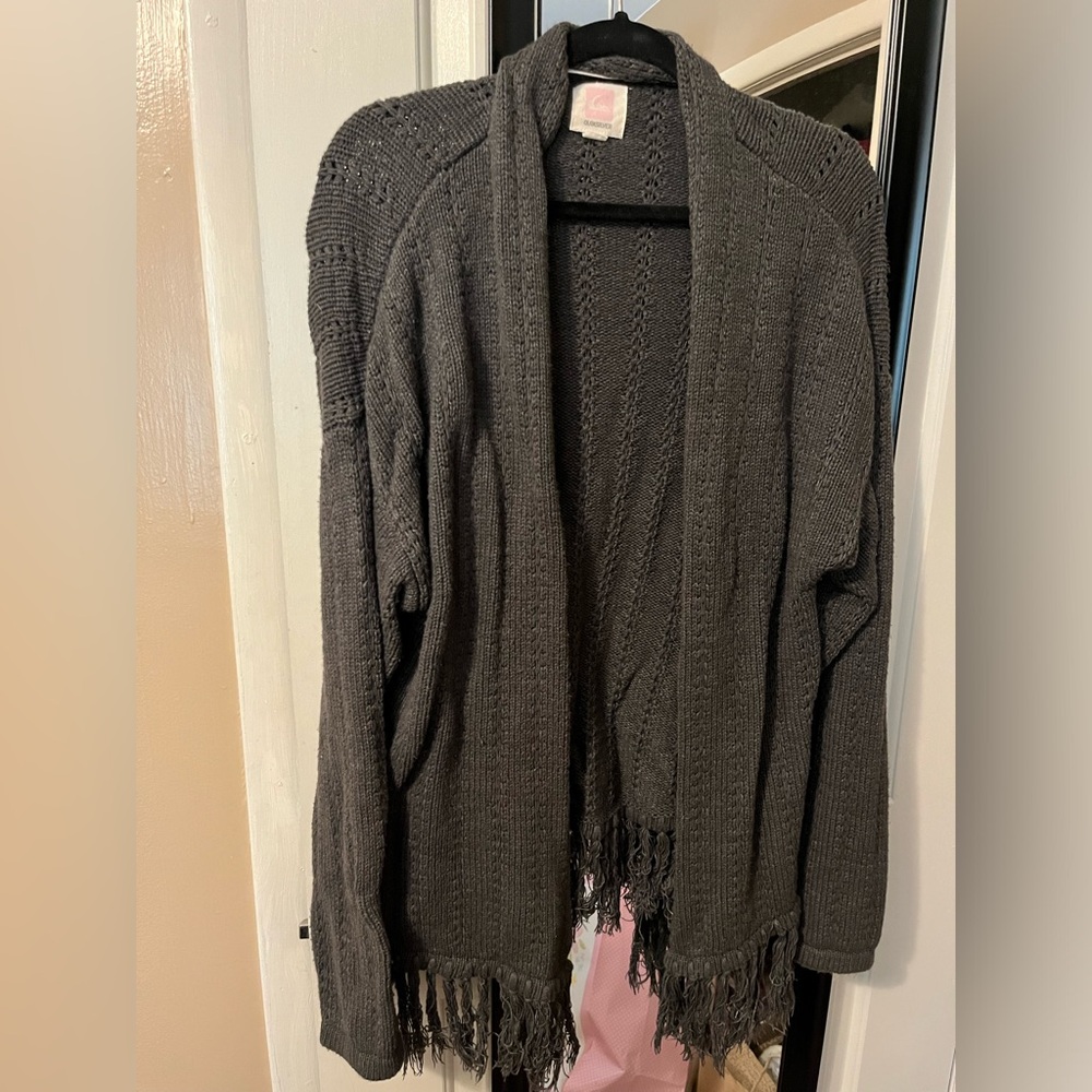 Quicksilver Gray Cardigan
